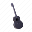 music, instrument, render, entertainment, object, isolated, audio, cartoon, guitar