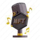 nft, trade, payment, investment, token, digital, virtual, render, isolated