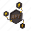 nft, trade, payment, investment, token, digital, virtual, render, isolated 
