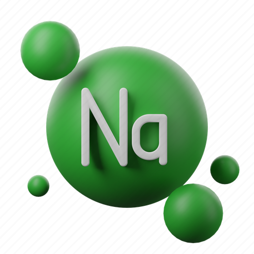 Sodium, natrium 3D illustration - Download on Iconfinder