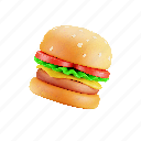 hamburger, burger, cheeseburger, fastfood, junk food, delivery, kitchen, food, beverage 
