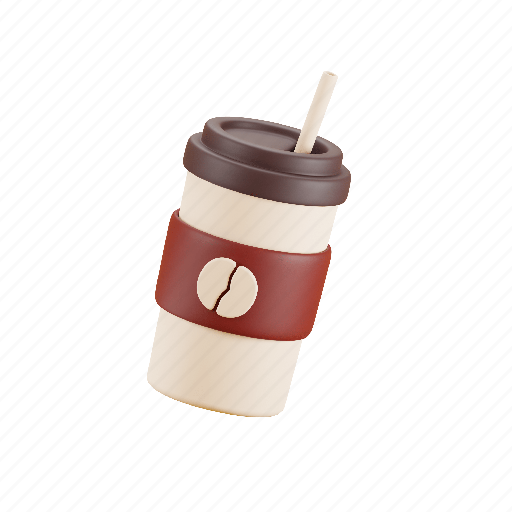 Drink, glass, tea, mug, beverage, bottle, coffee cup 3D illustration - Download on Iconfinder