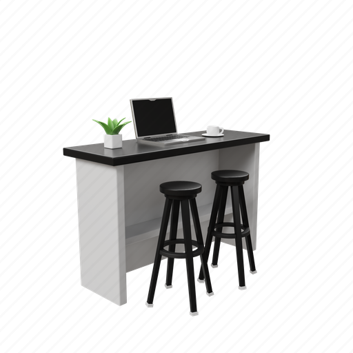 Break, room, desk, office 3D illustration - Download on Iconfinder