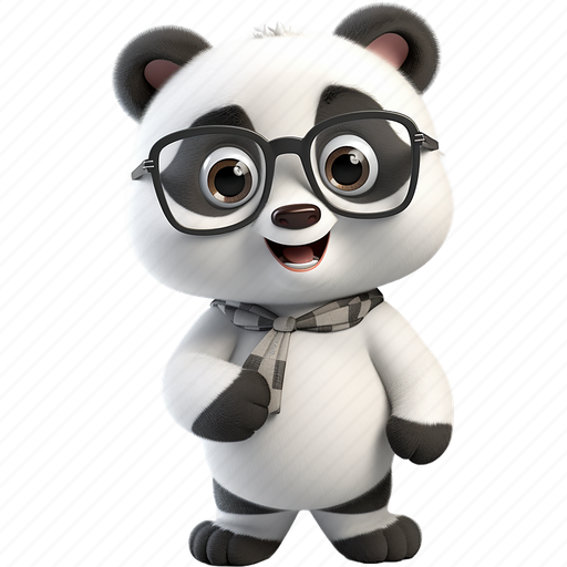 Panda, 3d panda, 3d character, panda avatar, cute panda icon - Download on Iconfinder