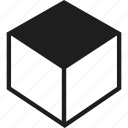 box, cube, dimensions, square