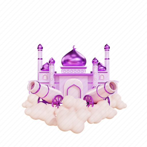 Islamic, greeting, mubarak, ramadan, lantern, decoration, mosque 3D illustration - Download on Iconfinder