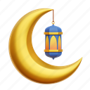 crescent moon, islamic, lantern, moon 