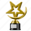star, trophy, reward, achievement, award, illustration, symbol, medal, prize 