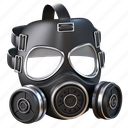 gas, mask, face, safety 