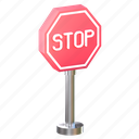 stop, sign, road, work 