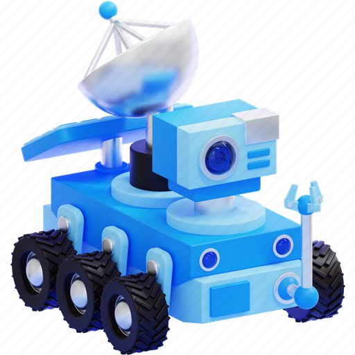Space, space rover, moon rover, robot, vehicle, transportation, space robot 3D illustration - Download on Iconfinder