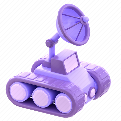 Space, rover, spaceship, galaxy, astronomy, science, satellite 3D illustration - Download on Iconfinder
