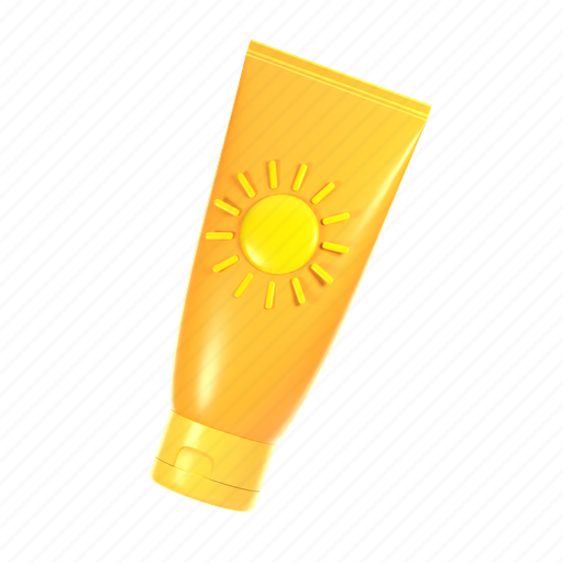 Sunscreen, lotion, sun, illustration, summer, cream, cosmetic icon - Download on Iconfinder