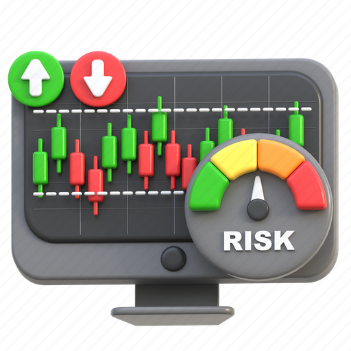 Risk, management, trading, safety, forex, caution, trade 3D illustration - Download on Iconfinder