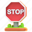 stop, sign 