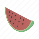 watermelon, fruit, food, snack, fresh