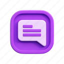 message, chat, mail, letter, chatting, conversation, communication, ui, user interface