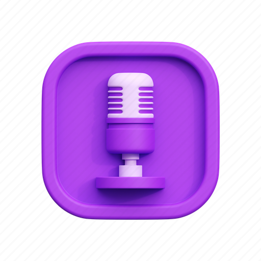 Microphone, audio, sound, music, button, record, voice icon - Download on Iconfinder