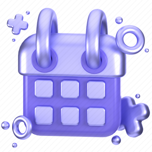 Calender, calendar, icon, reminder, agenda, schedule, date 3D illustration - Download on Iconfinder