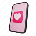dating, app, heart, mobile, smartphone, romance, communication, web, device