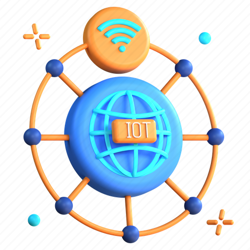 Internet, things, wireless, connection 3D illustration - Download on Iconfinder