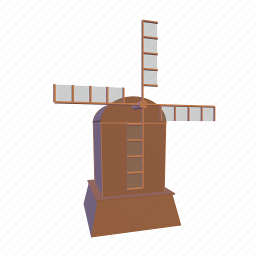 Windmills, windmill, mill, mills, game, asset, object icon - Download on Iconfinder