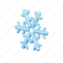 snowflake, crystal, ice, winter, weather