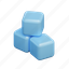 ice, cube, block, box, freeze 