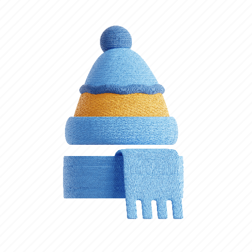 Winter heat, beanie 3D illustration - Download on Iconfinder
