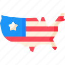 usa, states, america, flag, state, national, nation, country, map
