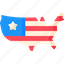 usa, states, america, flag, state, national, nation, country, map 
