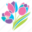 bouquet, flowers, nature, pastel, season, spring, tulips 