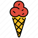 ice, cream, ice cream, dessert, sweet, food, summer, cone, ice-cream-cone, delicious