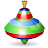 Whirligig, spinner, whirlabout, toy, peg-top icon - Free download