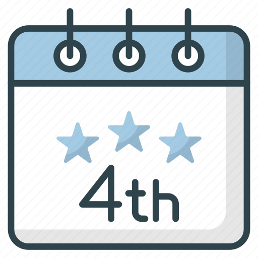 Independence, calendar, 4th july, month, time, freedom day, amrican icon - Download on Iconfinder