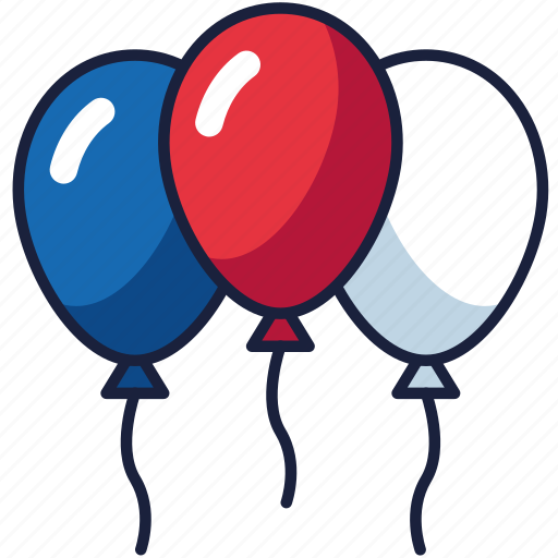 4th of july, balloons, independence day, patriot, usa icon - Download on Iconfinder