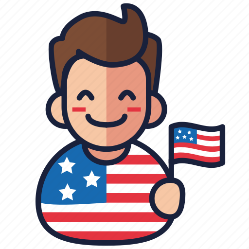 4th of july, boy, independence day, patriot, united states, usa icon - Download on Iconfinder