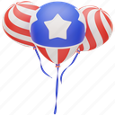 america, usa, american, independence, celebration, united, state, balloon, bubble 