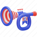 trumpet, america, usa, american, celebration, united, state, horn, instrument 