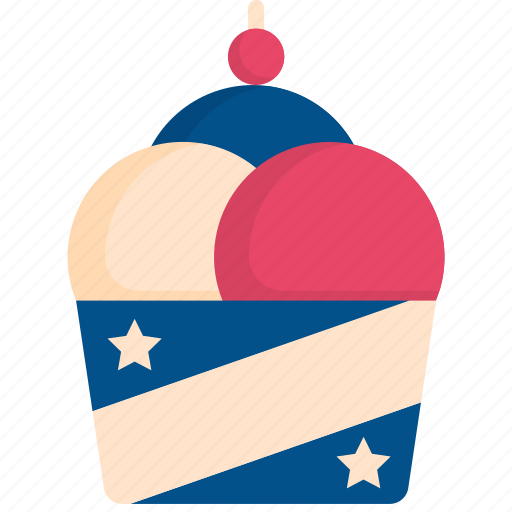 4th of july, desert, holiday, ice cream, independence day, memorial, usa icon - Download on Iconfinder