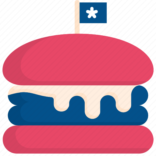 4th of july, burger, food, holiday, independence day, memorial, usa icon - Download on Iconfinder