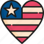 4th of july, heart, holiday, independence day, love, memorial, usa 