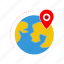 earth, globe, gps, location 