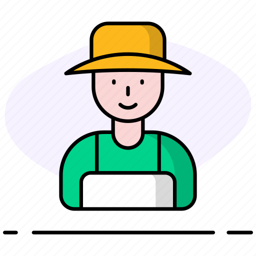 Farmer, agriculture, farming, farm, man, nature, plant icon - Download on Iconfinder
