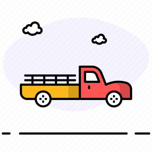 Pick up truck, vehicle, truck, transportation, transport, automobile, pickup icon - Download on Iconfinder