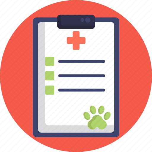 Animal, protection, healthcare, pet, safety, medical, report icon - Download on Iconfinder