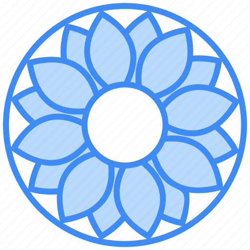 Mandala, decoration, ornament, flower, floral, pattern, mandala-buddhism icon - Download on Iconfinder