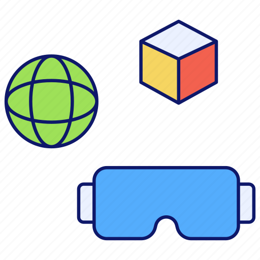 Virtual reality, vr, vr-glasses, technology, virtual, augmented-reality, vr-technology icon - Download on Iconfinder
