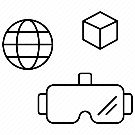 Vr headset, virtual-reality, vr-glasses, vr, vr-goggles, vr-technology, technology icon - Download on Iconfinder
