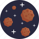 astronomy, meteor, rocks, space, asteroid